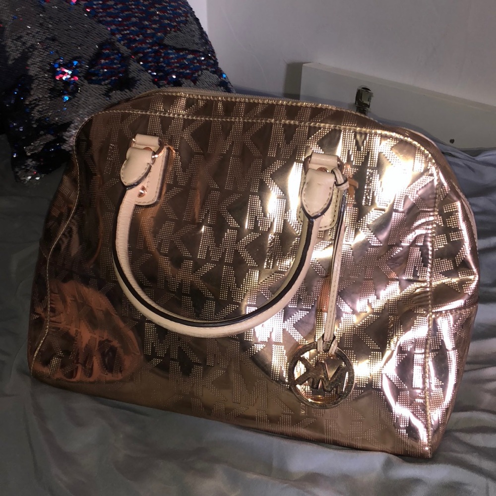 Rose Gold Michale Kors Bag